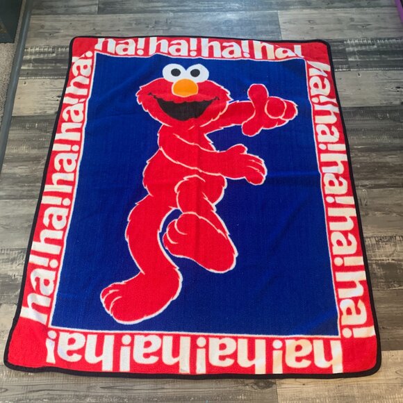Vintage Tickle Me Elmo Blanket. EUC. - Picture 1 of 3